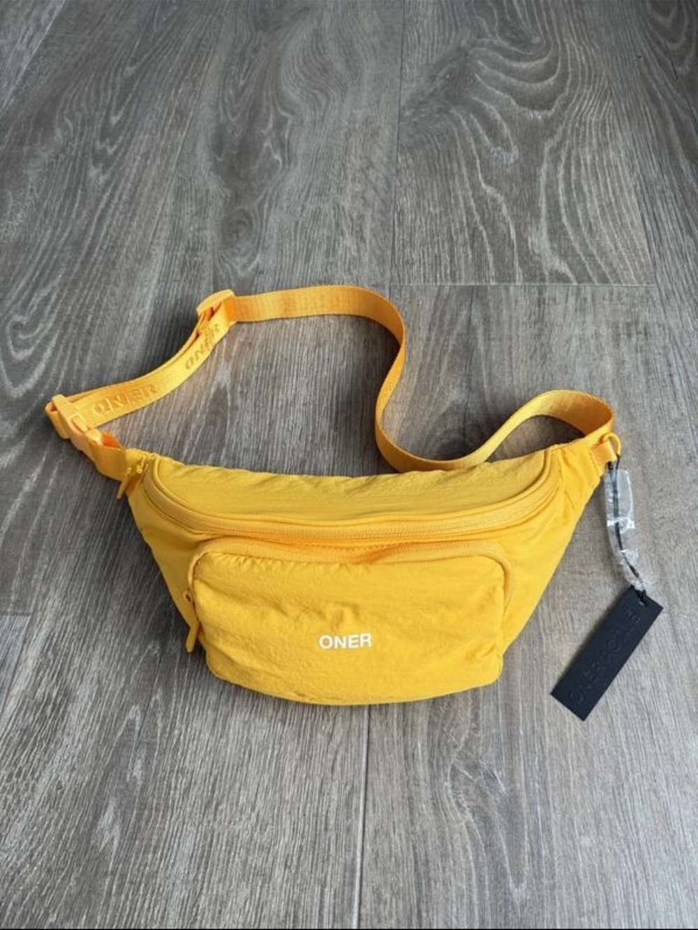 ISO Manchester yellow Oner all day belt bag bum bag